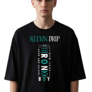 Round Neck Bronx Boy Print Design Tshirt For Men