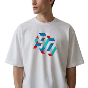 Round Neck 90 Graphic Print Design T-Shirt For Men