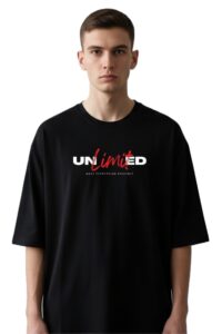 Round Neck Unlimited Print Design T-Shirt For Men