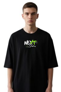 Round Neck Next Design Print T-Shirt For Men