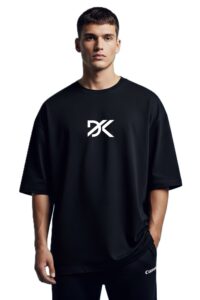 Round Neck Level Up Print Design T-Shirt For Men