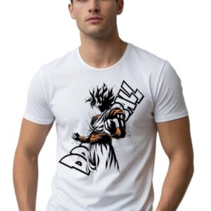 Round Neck Regular Size Graphic Design T-Shirt For Men