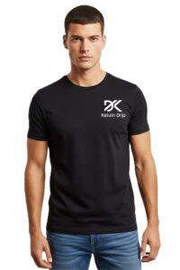 Round Neck Regular Size Bronx Back Print Design T-Shirt For Men