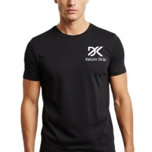 Round Neck Regular Size Bronx Back Print Design T-Shirt For Men