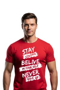 Round Neck Stay Beleive